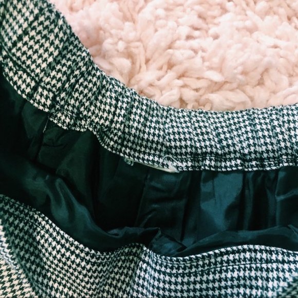 Vintage Black & White Tiny-Checkered Skirt - Picture 6 of 6